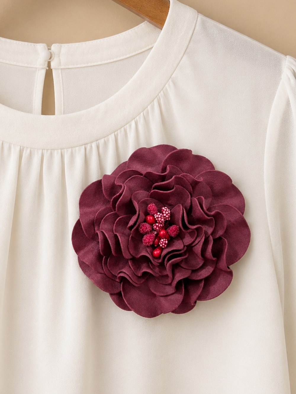 Handmade Floral Brooch